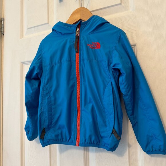 The North Face toddler fleece-lined jacket - blue and orange - size 3T - Picture 2 of 12